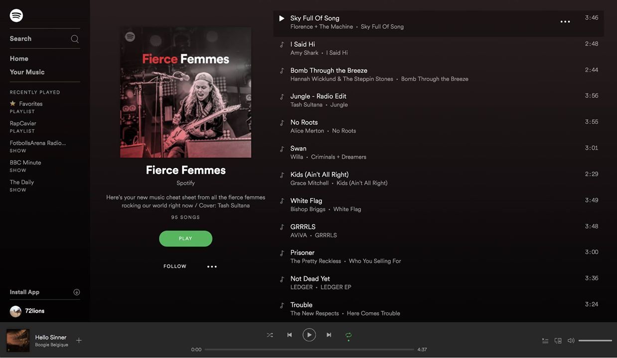 Spotify app for computer